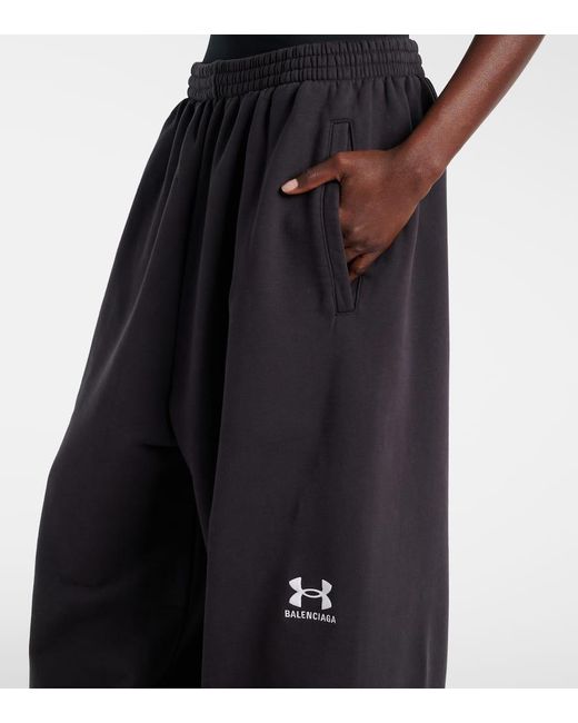 Pantalones Deportivos De Algodon Balenciaga de color Blue