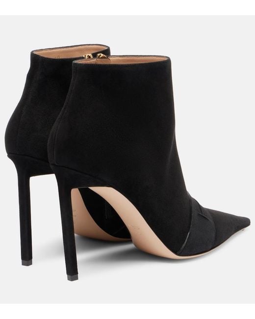 Tom Ford Black 105 Suede Ankle Boots