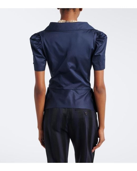 Vivienne Westwood Blue Monday Cotton Top