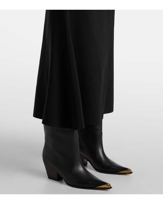 Dorothee Schumacher Black Soft Shape Midi Skirt