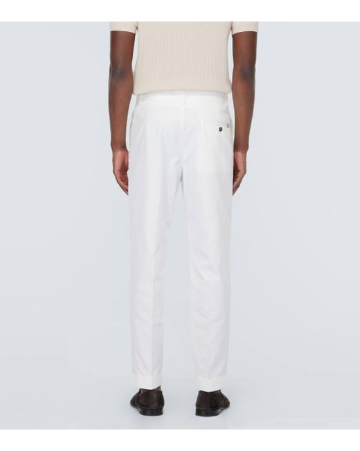 Pantalon droit Tod's pour homme en coloris White