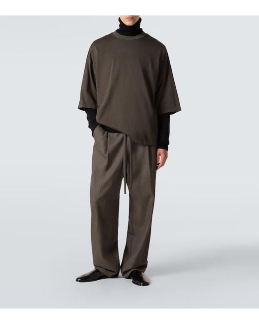 Fear Of God Black Croc-Effect Leather Mules for men