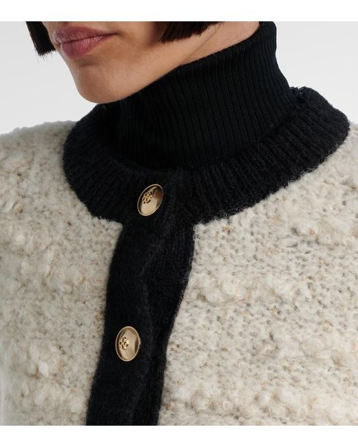 Dorothee Schumacher Black Delightful Sparkle Wool-Blend Cardigan