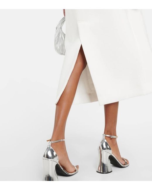 Adriana Degreas White Midikleid