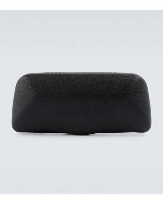 Balenciaga Gray Hamptons Rectangular Sunglasses for men