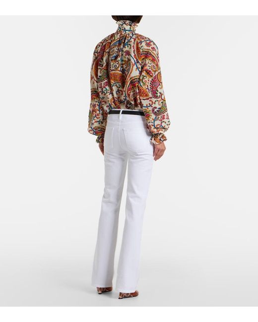 FRAME White The Rodeo Bootcut Jeans
