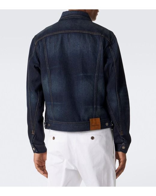 Tom Ford Blue Icon Denim Jacket for men