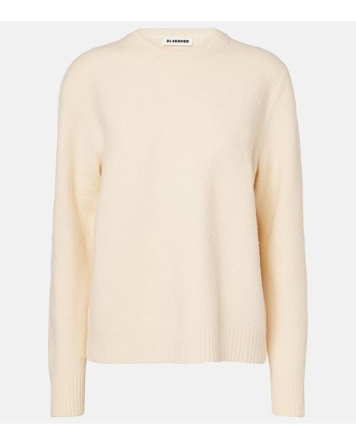 Jil Sander Natural Wool Sweater