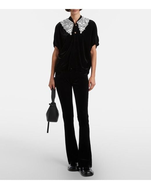 Junya Watanabe Black Jersey Top