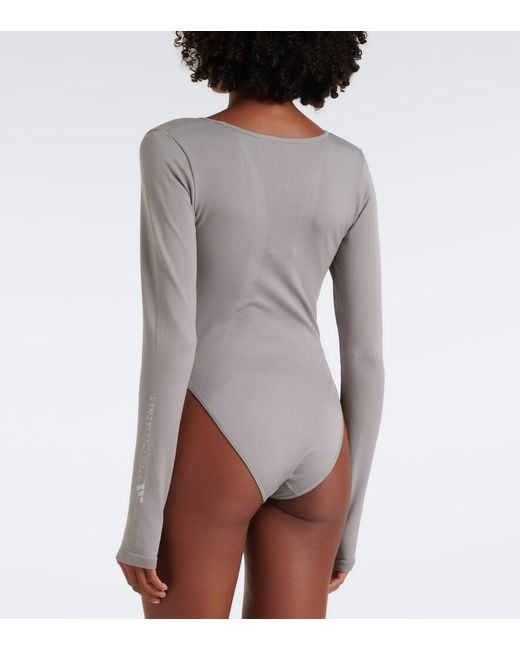 Adidas By Stella McCartney Gray Knitted Bodysuit