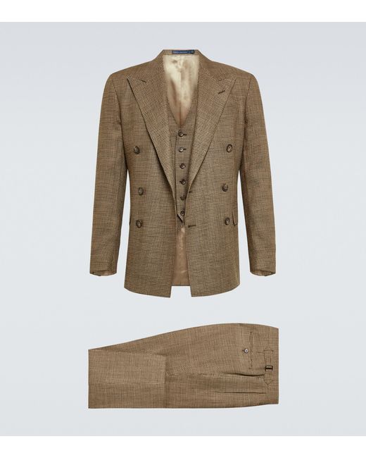 Polo Ralph Lauren Natural Silk And Linen Suit for men