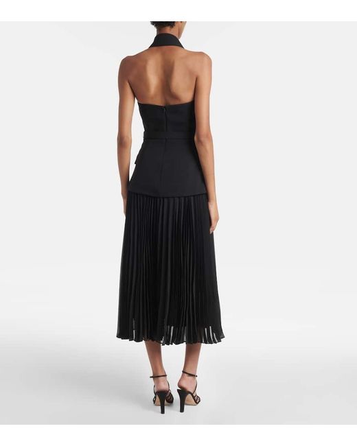 Rebecca Vallance Black Midikleid Emma