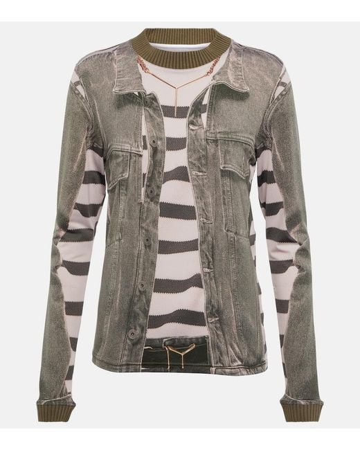 Top Estampado Y. Project de color Gray