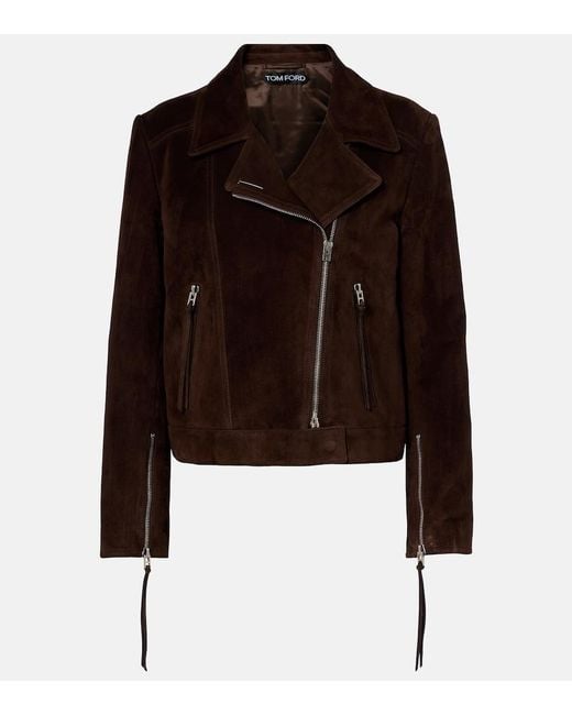 Tom Ford Black Suede Biker Jacket