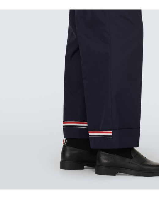 Pantalon raccourci Thom Browne pour homme en coloris Blue