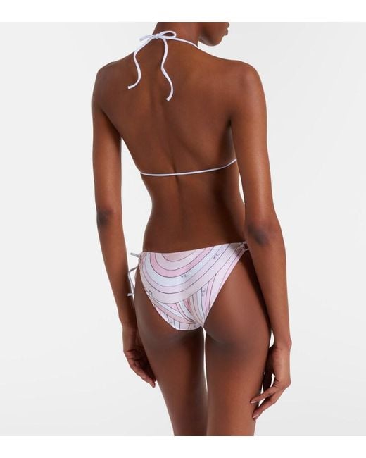 Emilio Pucci Pink Iride Bikini Bottoms