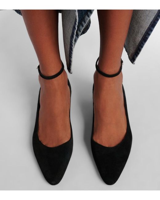 Jude Black Mode Suede Pumps