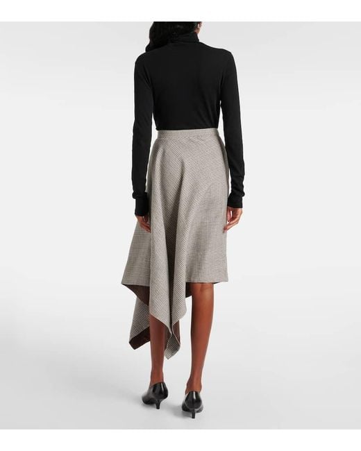 Gonna Midi Mouline Duparc di Joseph in Gray