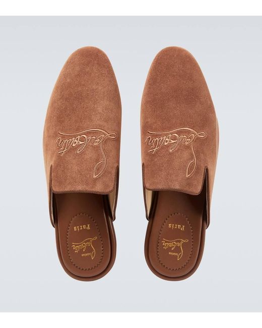 Christian Louboutin Slippers Coolito in Brown für Herren