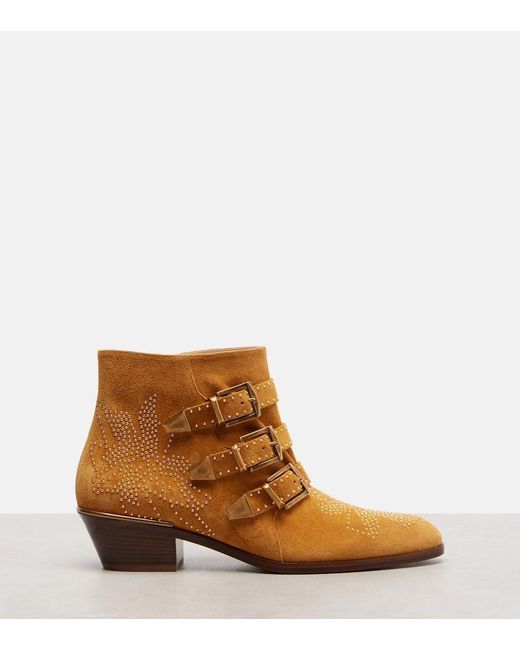 Bottines Susanna En Daim Chloé en coloris Brown