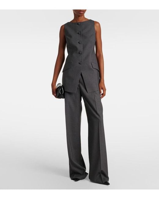 Rohe Black Wool Vest