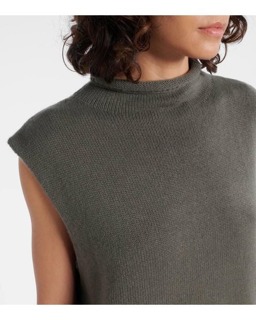 Top De Punto De Cachemir Lisa Yang de color Green