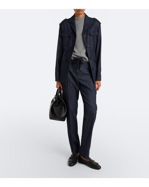 Eleventy Gray Cashmere Sweater