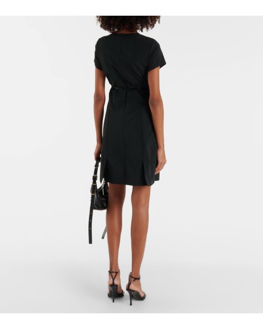 Givenchy Black Voyou Belted Minidress