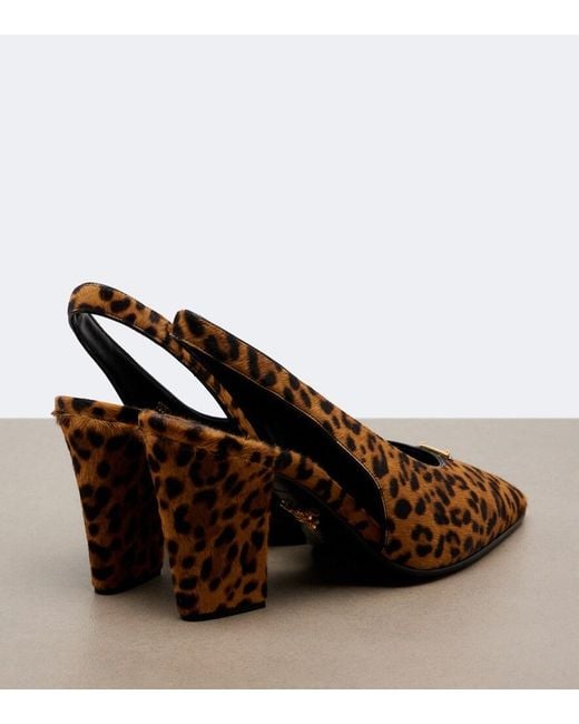 Pumps Slingback di Prada in Brown