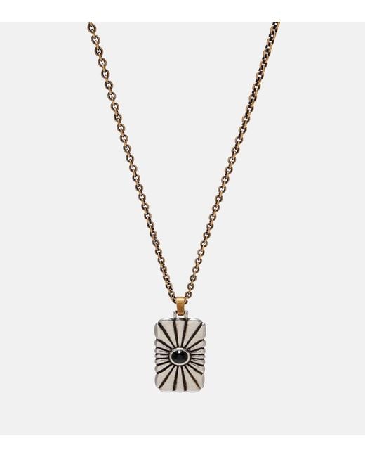 Versace Metallic Halskette Circle