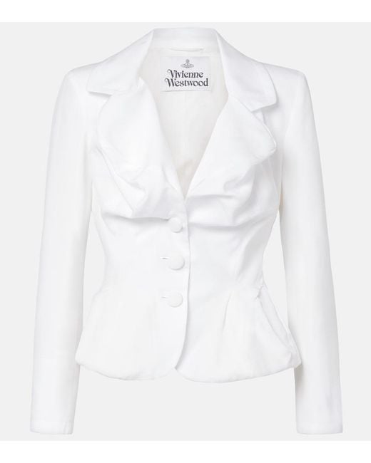 Vivienne Westwood White Drunken Jacket