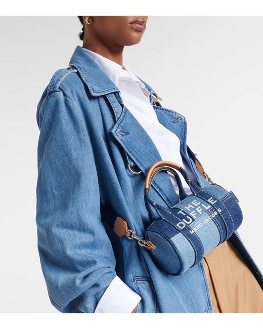 Marc Jacobs Blue The Duffle Mini Denim Shoulder Bag