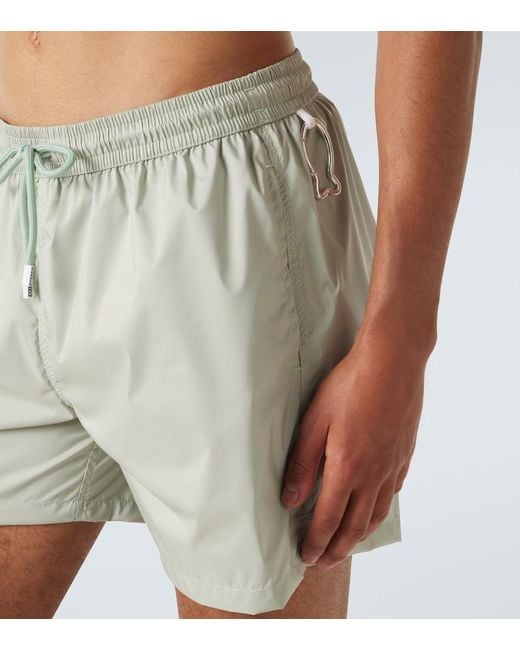 Fedeli Green Madeira Swim Trunks for men