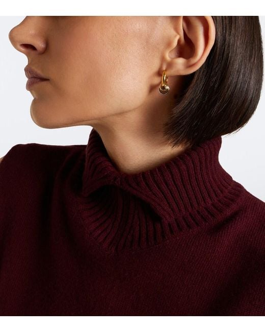 DEHANCHE Metallic Revenge Hoop Earrings