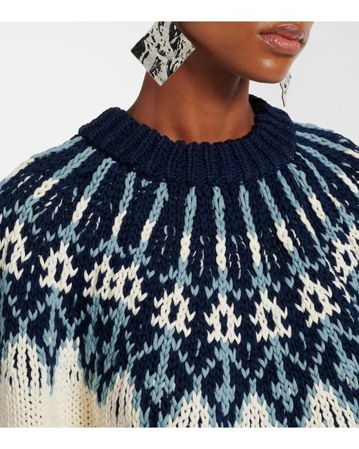 Jersey De Algodon Altuzarra de color Blue