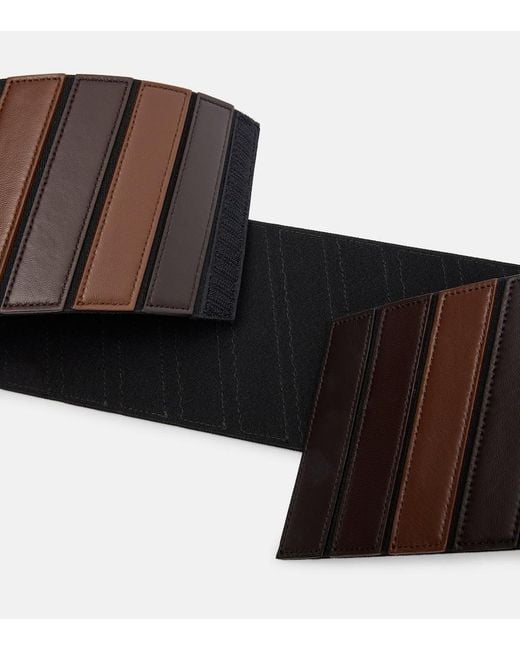 Alaïa Black Leather Belt
