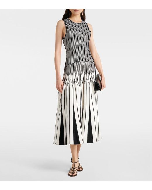 Jonathan Simkhai Black Oaklen Knitted Midi Dress