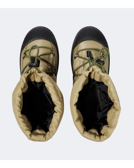Moon Boot Green Logo Snow Boots for men