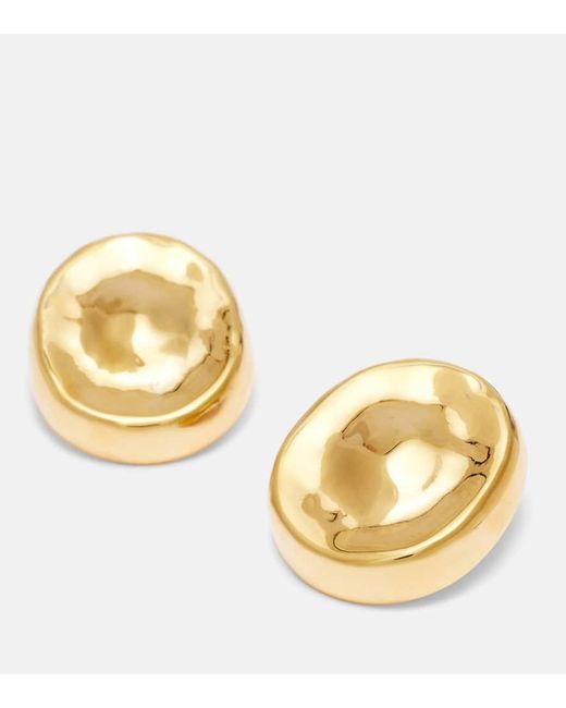 Pendientes Areli Banados En Oro Jennifer Behr de color Metallic