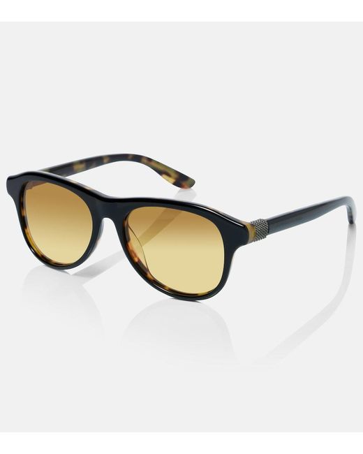 Brunello Cucinelli Brown Monili Round Sunglasses