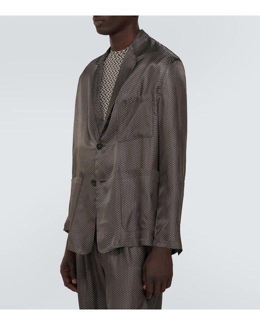 Blazer Da Abito di Giorgio Armani in Gray da Uomo
