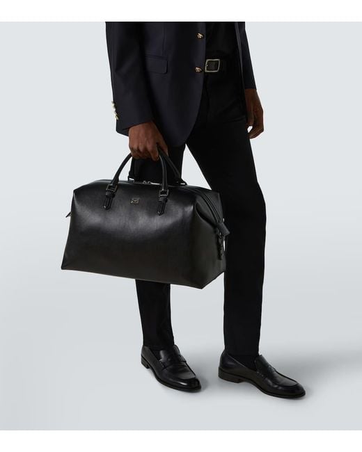 Dolce & Gabbana Weekender Roma Aus Leder in Black für Herren