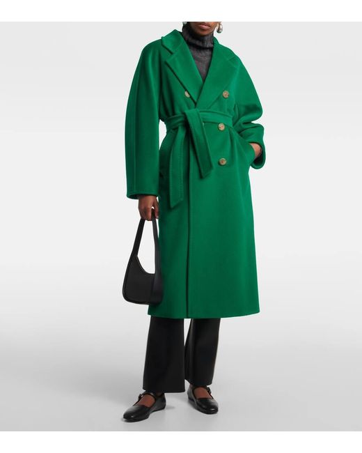 Abrigo Madame de lana y cachemir Max Mara de color Green