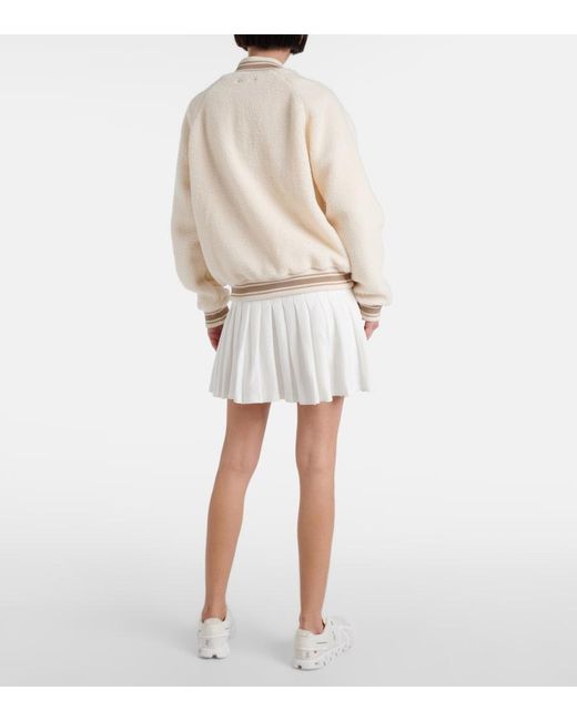 The Upside Natural Banks Teddy Bomber Jacket