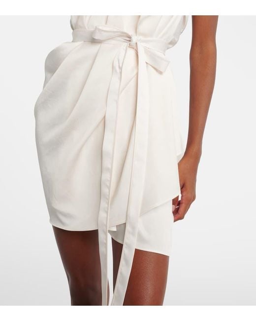 Vivienne Westwood White Susana Draped Corset Dress