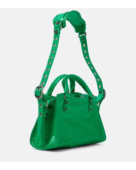 Neo Cagole City Small Leather Tote Bag in Multicoloured