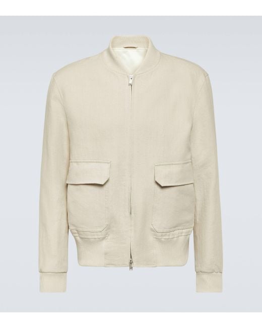 Lardini Natural Linen Jacket for men