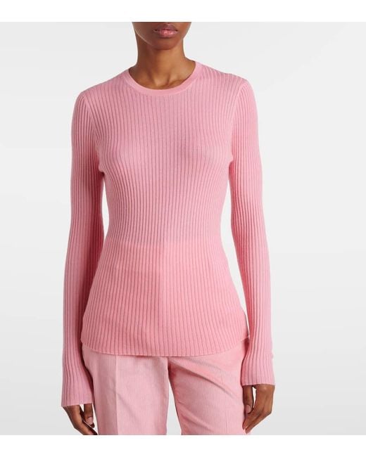 Pull Browning En Cachemire Et Soie Gabriela Hearst en coloris Pink