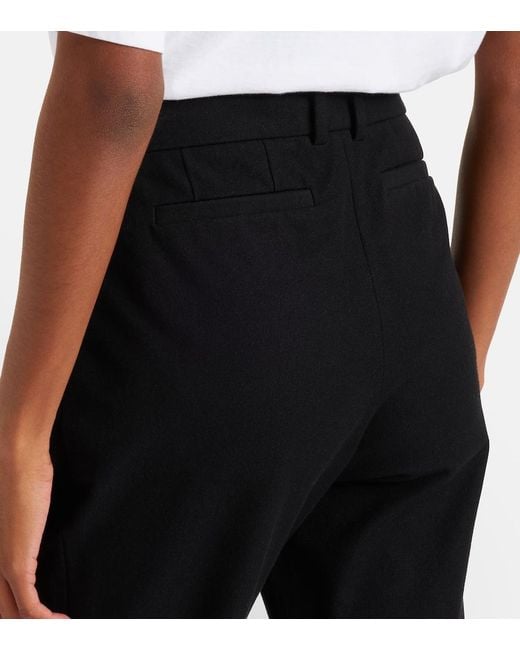 Joseph Black Coleman High-Rise Gabardine Pants
