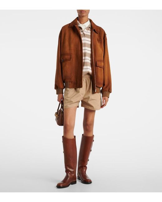 Paris Texas Brown Montana Leather Knee-High Boots